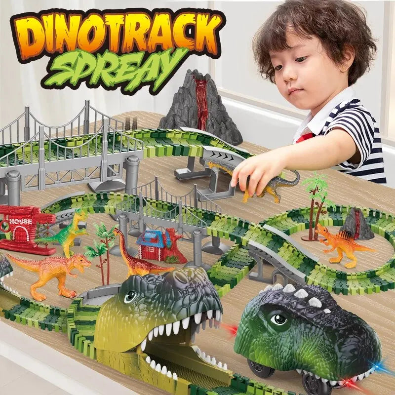 DinoTrack™ | Flexibel railspoor speelgoedset