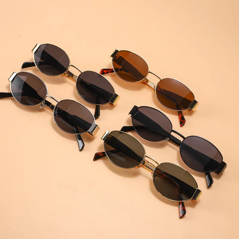 Retro Oval Sunnies | Trendy zonnebril | 1 + 1 GRATIS