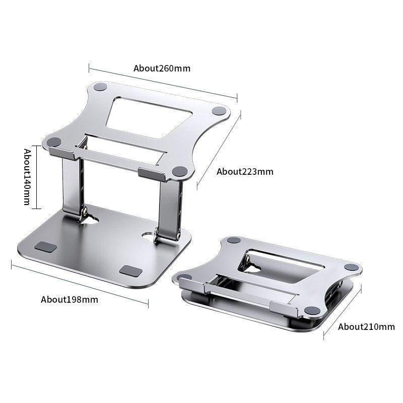 Tablet/laptop standaard - Aluminium - 360 graden roterend