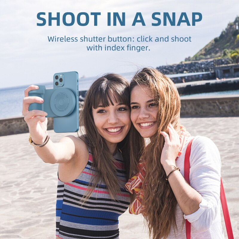 Selfie Grip™️ | Draadloos opladende stabiele selfiegrip