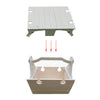 Vouwbare picknick tafel/mand | Stijlvol en handig